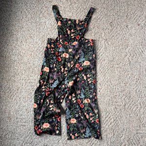 Cider Black Floral Jumpsuit